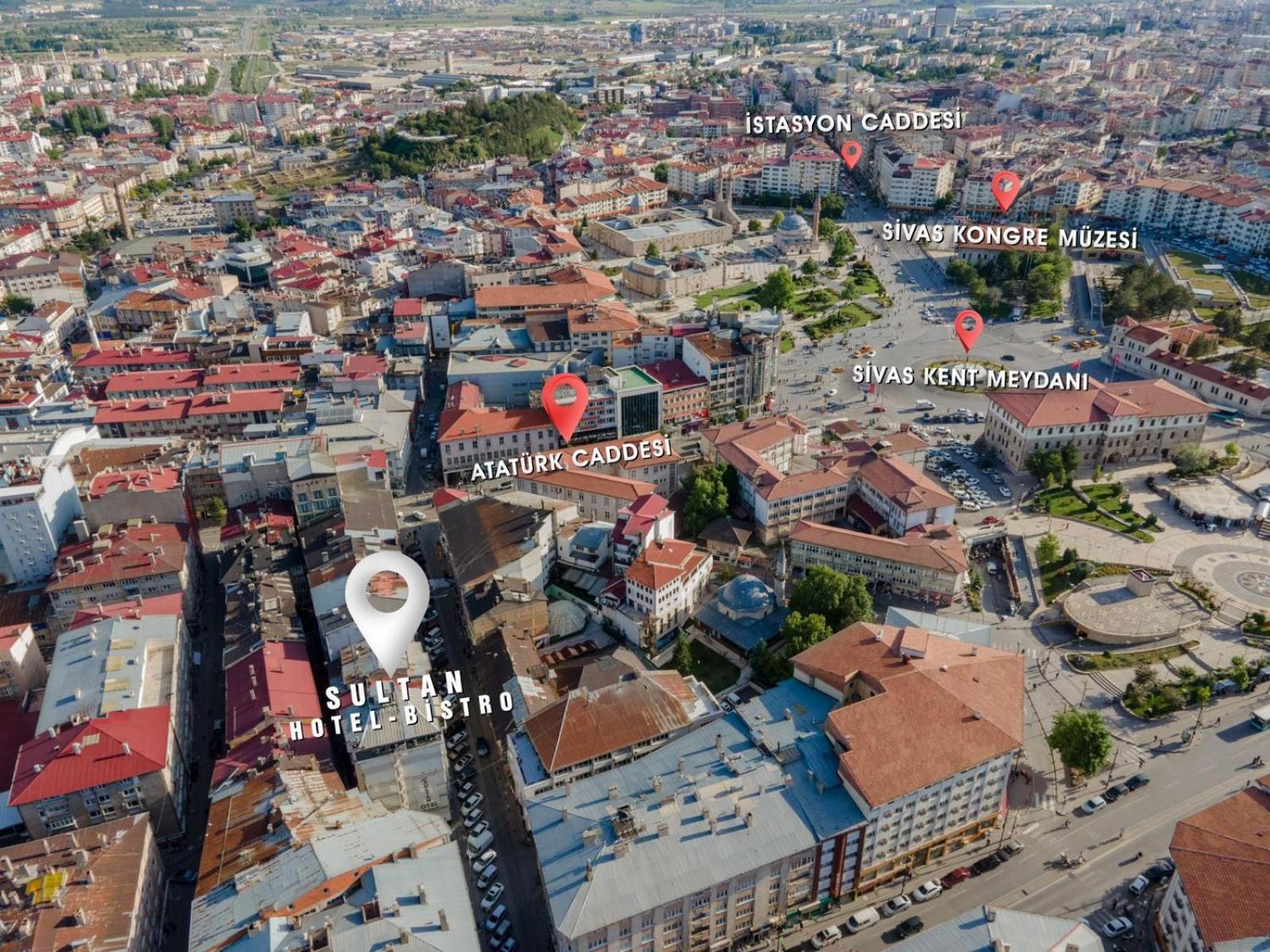 Sultan Hotel-Restaurant-Bistro Sivas Exterior photo